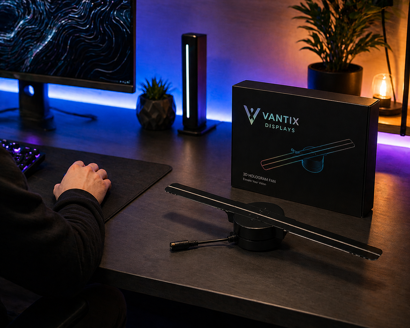 Vantix 3D Hologram Fan